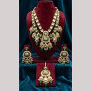 Kavita Art Traditional Kundan Stone And Beaded Long Necklace Set
