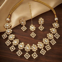 Kavita Art Premium Crystal Stone Necklace Set