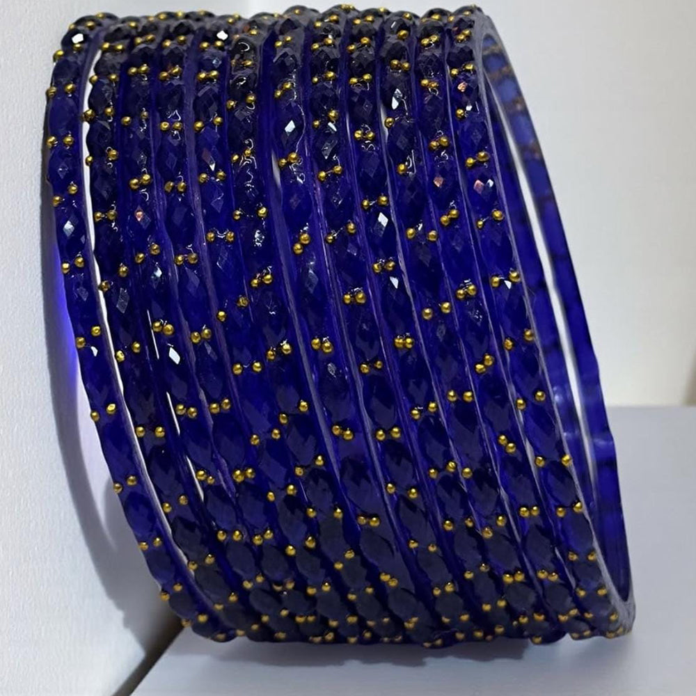 Kavita Art Trendy Raindrop Glass Bangles Set