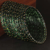 Kavita Art Trendy Raindrop Glass Bangles Set