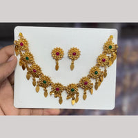 Kavita Art Elegant Pota Stone Necklace Set for Women