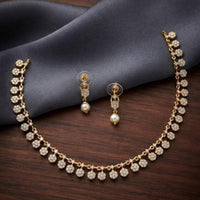 Kavita Art Stylish Austrian Stone Necklace Set for Wedding Wear