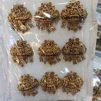 Kavita Art Classic Pota Stone And Pearl Hair Brooch