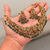 Kavita Art Beautiful Pearl Temple Necklace Set