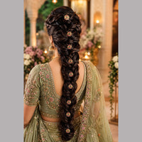 Kavita Art Classic Pota Stone Hair Brooch