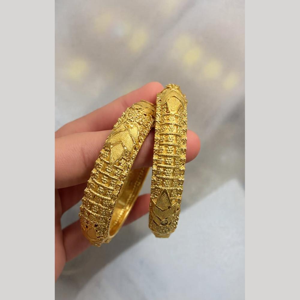 Kavita Art Festive Gold Plated Bangles Set 