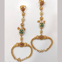 Kavita Art Wedding Wear Pota Stone Hath Panja 