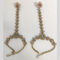 Kavita Art Wedding Wear Pota Stone Hath Panja