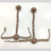 Kavita Art Wedding Wear Pota Stone Hath Panja