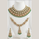 Kavita Art Designer Kundan Stone And Beads Choker Necklace Set  