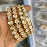 Kavita Art Graceful Polki Kundan Stone Embellished Bangles Set