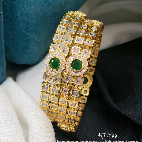 Sona Creation Gold Plated Bangles Set