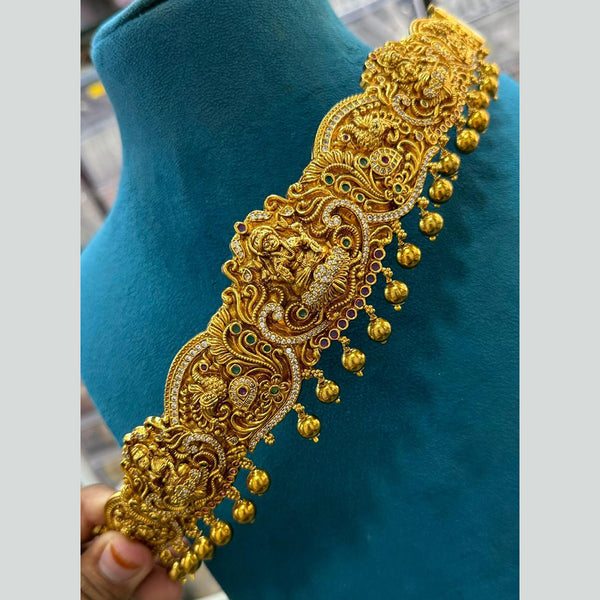 Sona Creation Gold Plated Temple Kamarband