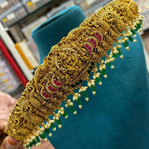 Sona Creation Gold Plated Temple Kamarband