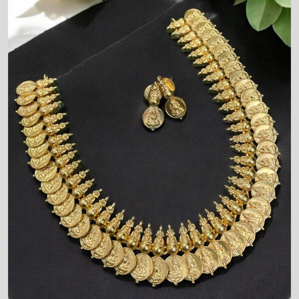 Sona Creation Gold Plated Temple Necklace Set