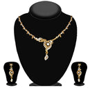 Urthn Gold Plated Elegant Austrian Stone Necklace set(Pack of 3)
