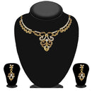 Urthn Gold Plated Brown Austrian Stone Necklace Set - 1114721A (Pack Of 6)