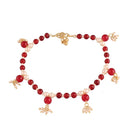 SNERA Gold Plated Beads And Pearl Bracelet