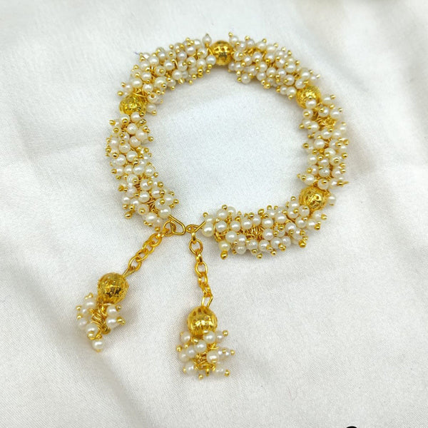 SNERA Gold Plated  Pearl Bracelet