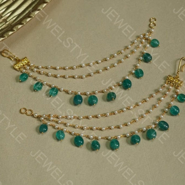 SNERA Gold Plated Pearl And Beads Kanchain