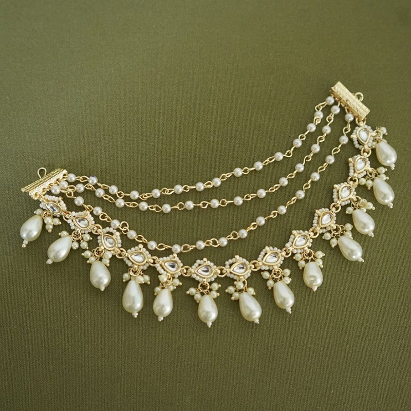 SNERA Gold Plated Pearl Kanchain