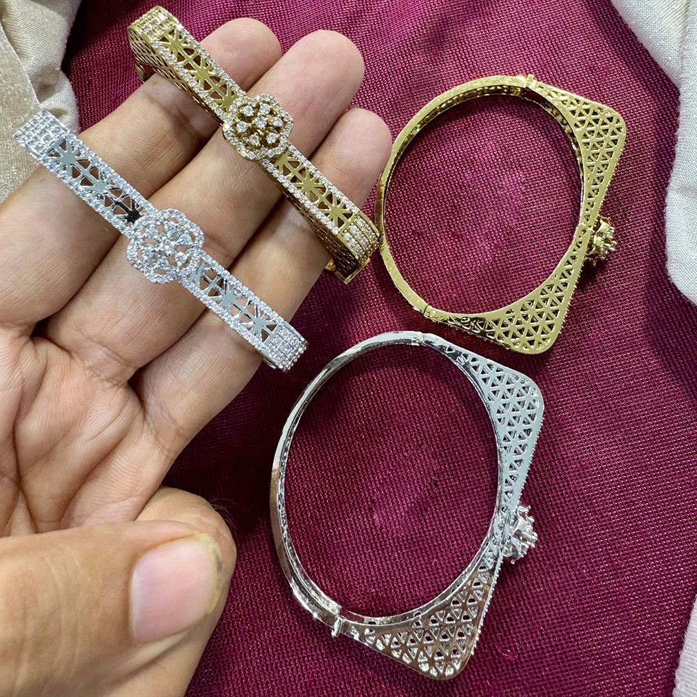 SNERA Charming American Diamond Openable Bracelet