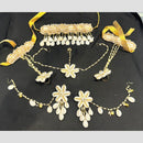 SNERA White Shell & Pearl Bridal Jewellery Set – Handmade Coastal Elegance for Haldi & Wedding Functions