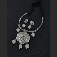 SNERA Oxidised Plated Necklace Set