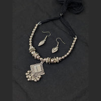 SNERA Oxidised Plated Necklace Set