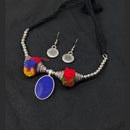 SNERA Oxidised Plated Necklace Set