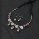 SNERA Oxidised Plated Necklace Set