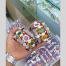 SNERA Navratri Collection Multi Color Mirror Handmade Bracelet