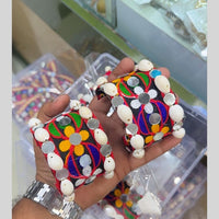 SNERA Navratri Collection Multi Color Mirror Handmade Bracelet