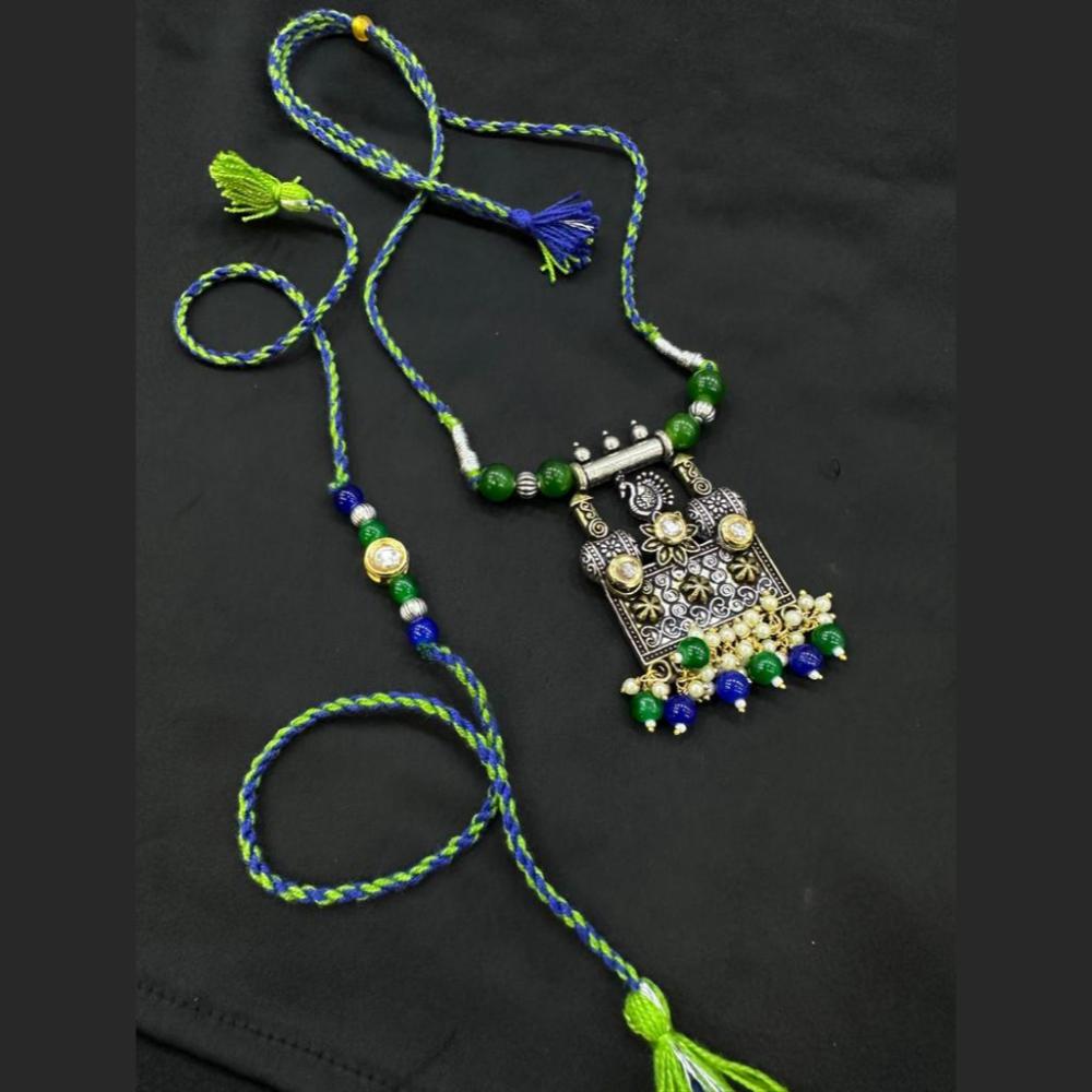SNERA Pota Stone And Beads Meenakari Combo