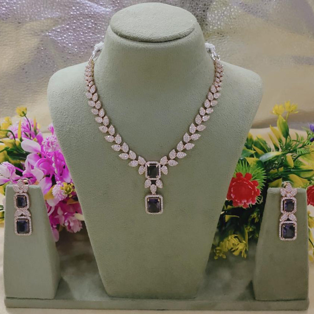 SNERA Necklace Set Stylish American Diamond Jewellery for Every Occasion