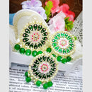 SNERA Ethnic Meenakari Pearl Earrings – Perfect for Weddings, Festivals & Parties