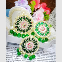 SNERA Ethnic Meenakari Pearl Earrings – Perfect for Weddings, Festivals & Parties