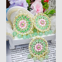 SNERA Ethnic Meenakari Pearl Earrings – Perfect for Weddings, Festivals & Parties