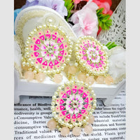 SNERA Ethnic Meenakari Pearl Earrings – Perfect for Weddings, Festivals & Parties