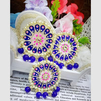 SNERA Ethnic Meenakari Pearl Earrings – Perfect for Weddings, Festivals & Parties