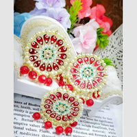 SNERA Ethnic Meenakari Pearl Earrings – Perfect for Weddings, Festivals & Parties