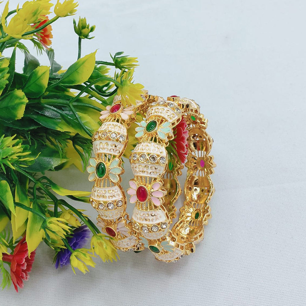 Snera Glam Bangles Set Perfect for Weddings Parties and Everyday Traditional Looks