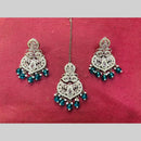 SNERA Gold Plated Austrian Stone And Beads Pearls Dangler Earrings