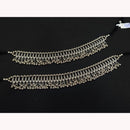 SNERA Traditional Oxidized Silver Ghungroo Payal Set Jewellery for Navratri
