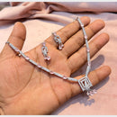 SNERA Graceful American Diamond Necklace Set
