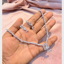 SNERA Graceful American Diamond Necklace Set