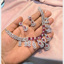 SNERA Graceful American Diamond Necklace Set