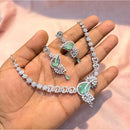 SNERA Graceful American Diamond Necklace Set