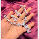 SNERA Graceful American Diamond Necklace Set