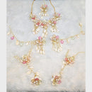 SNERA Elegant Floral Jewellery With Shell Combo Set